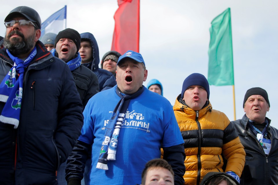  Hleb says authorities in Europe have done the right thing by calling off games, but fans in Belarus are free to go to games