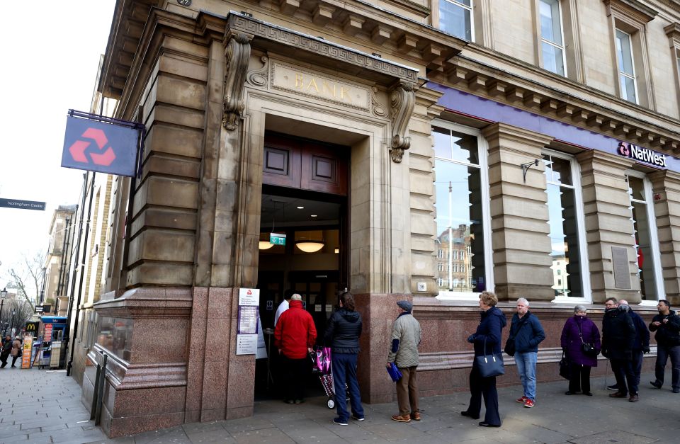  NatWest has limited the number of customers in a branch at any one time to just two