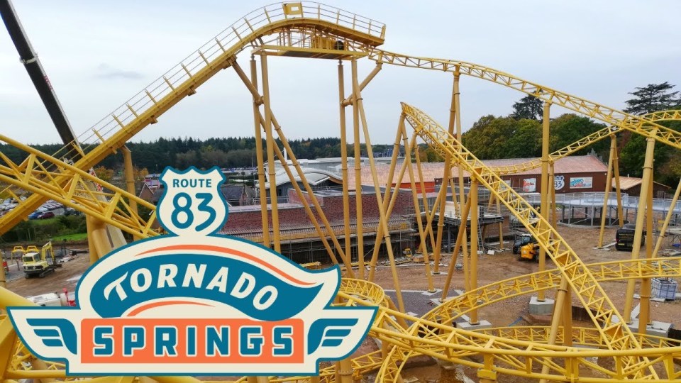  Tornado Springs at Paultons Park was due to open this summer