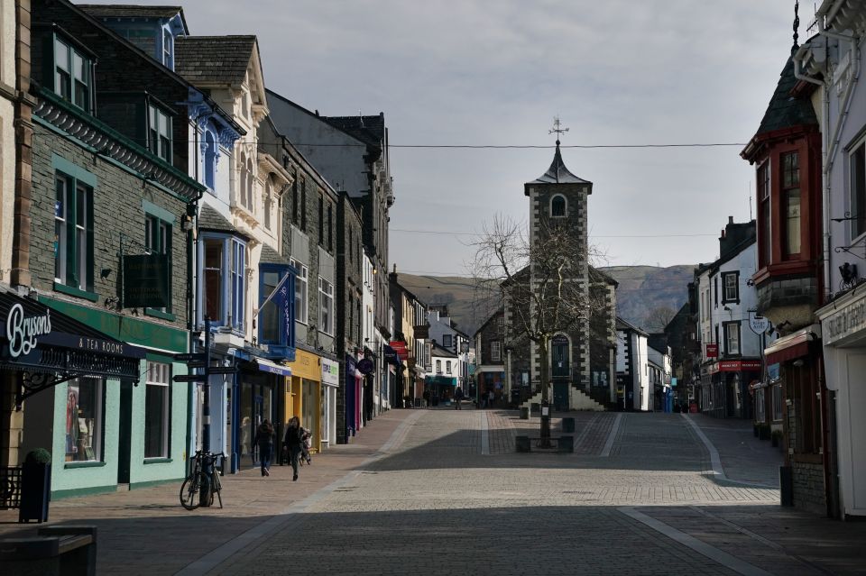  Britain's high streets, such as this one in Keswick Cumbria, could remain empty until autumn