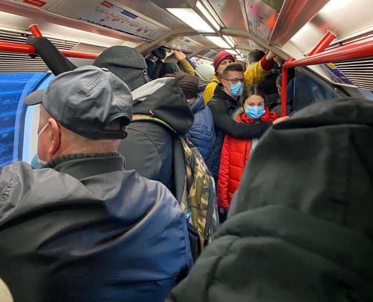  TfL has told people to avoid public transport but wear face masks on the Tube and bus if you have to travel.