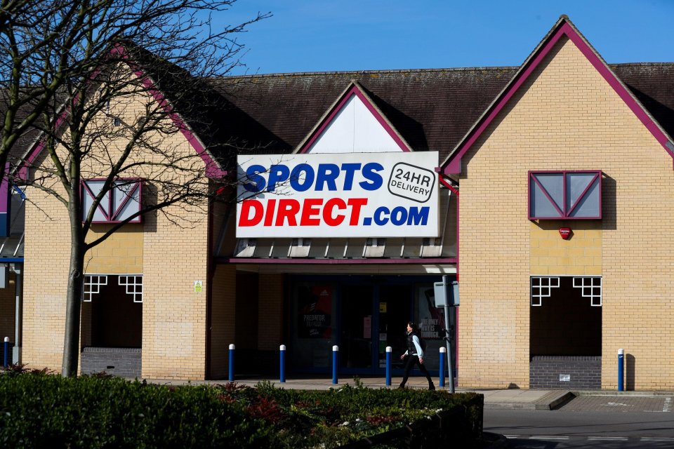  Sports Direct has now shuttered its doors