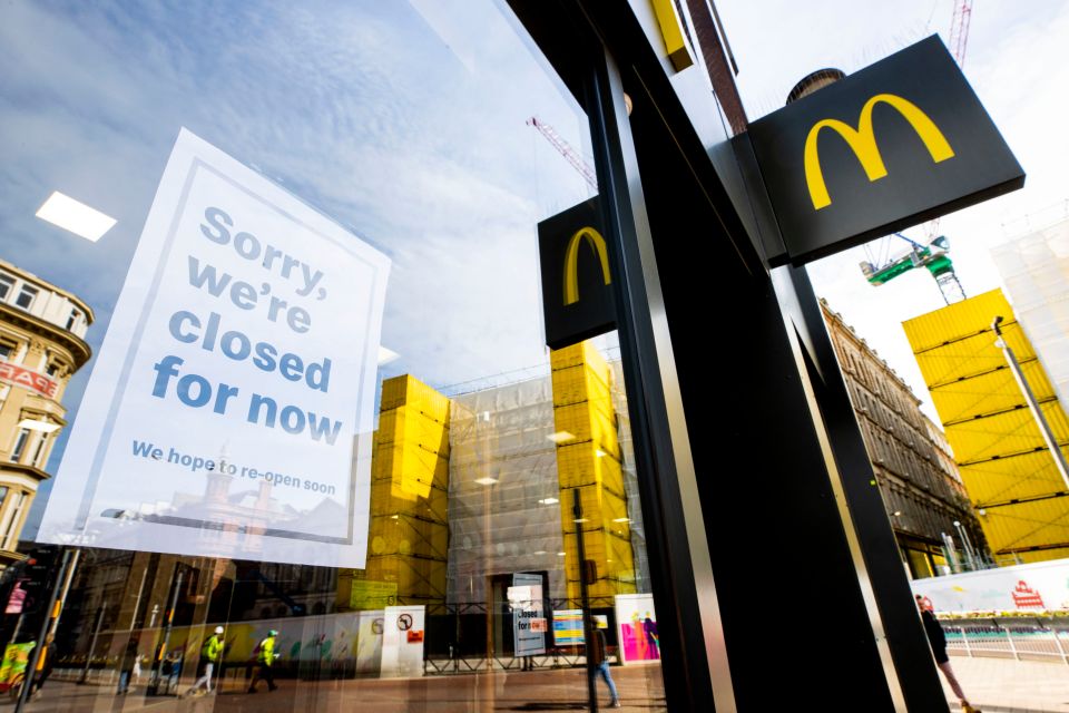  There is no end in sight to the McDonald's closure in the UK