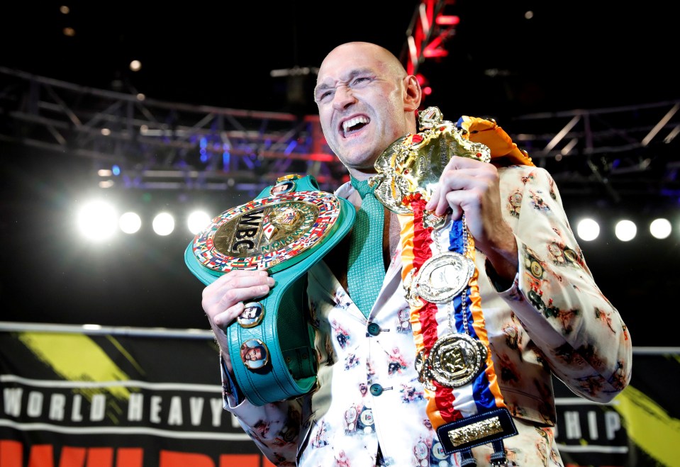  Fury became the WBC champ after schooling Widler in their second fight