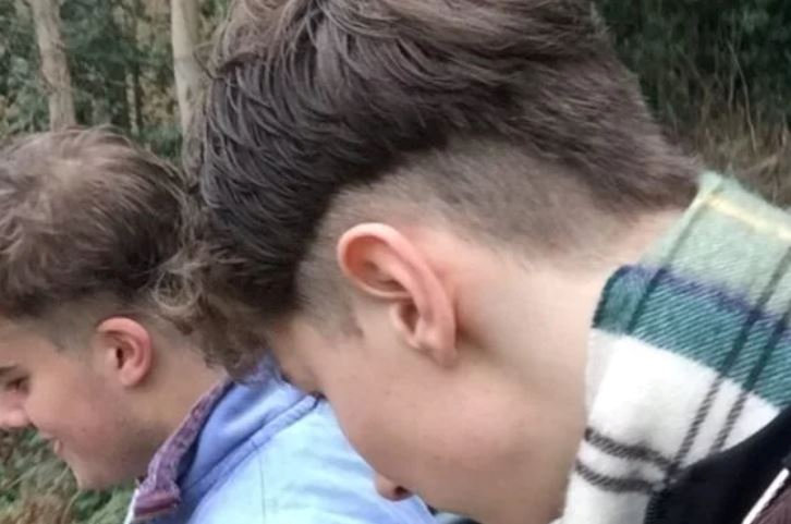 Ollie, 22  proves that people with short hair can also have a mullet , well, he tried to anyway