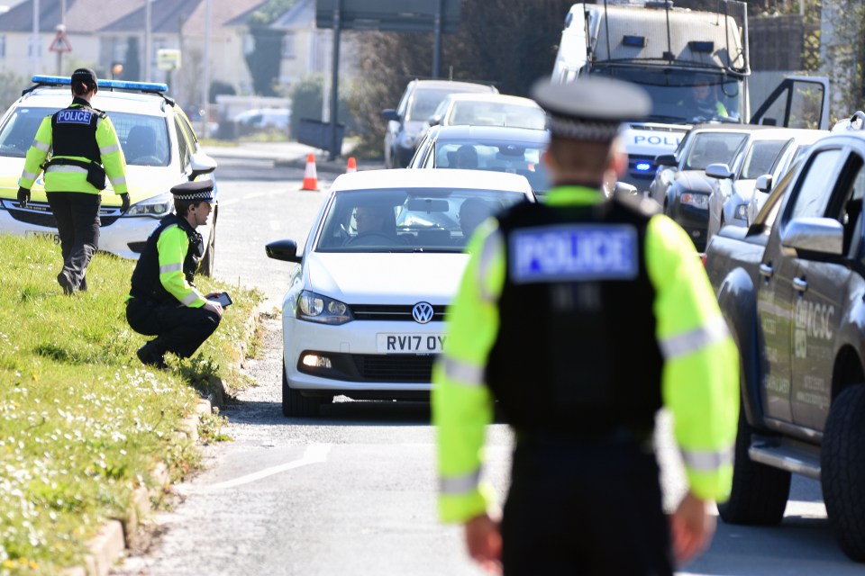 Drivers are being stopped and asked if the journeys are essential