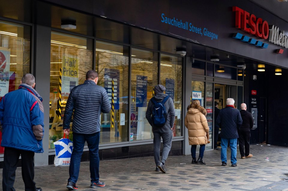  Some Tesco Express shops are now limiting essentials to just one per person