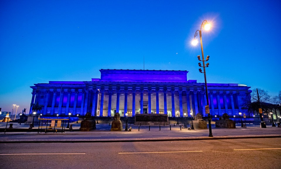 Liverpool’s St George’s Hall is also behind the campaign