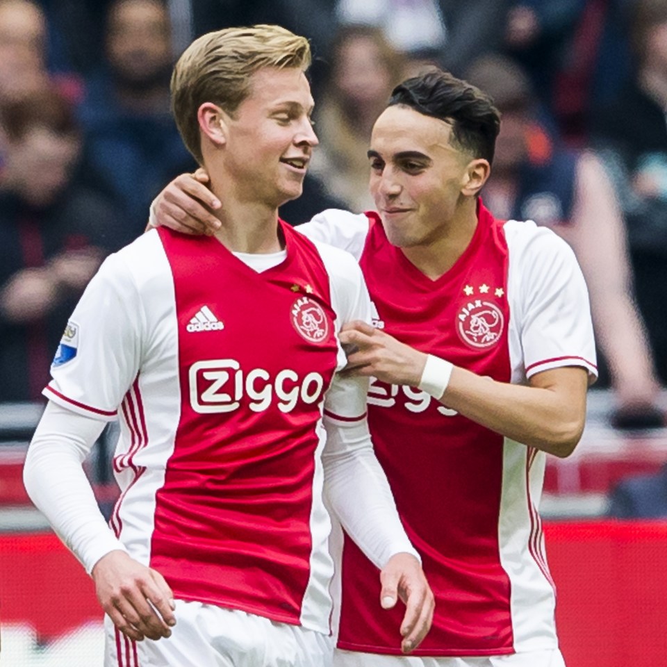  Nouri and De Jong were very close during their time together at Ajax