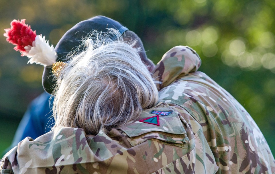  Trevor Sheehan's photo shows a soldier being welcomed home. He said: "My image shows a soldier being welcomed home by his mum at his regiments Homecoming Parade in Newcastle after many months away on operations."