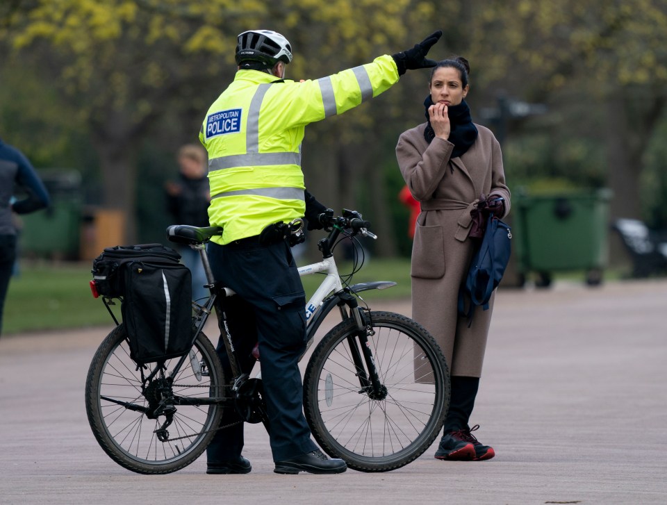  A walker was redirected in Hyde Park