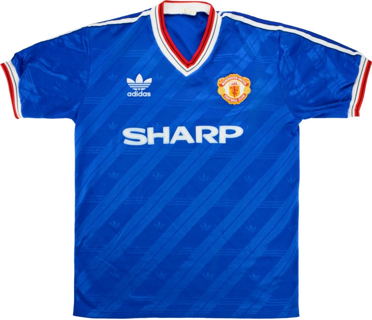  Manchester United's blue kit was designed by Adidas