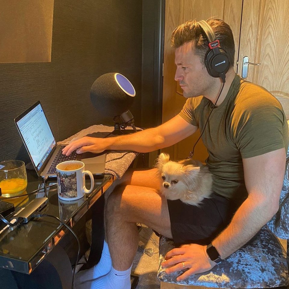 Mark Wright has his own space to do his radio show