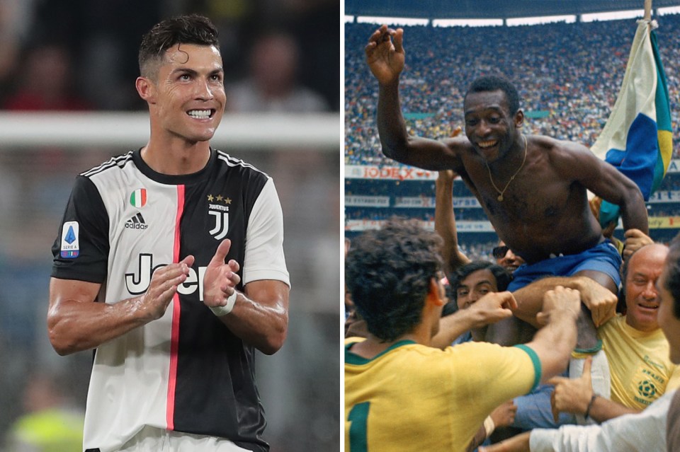  Pele and Ronaldo are both at the forefront of the 'greatest of all time' debate