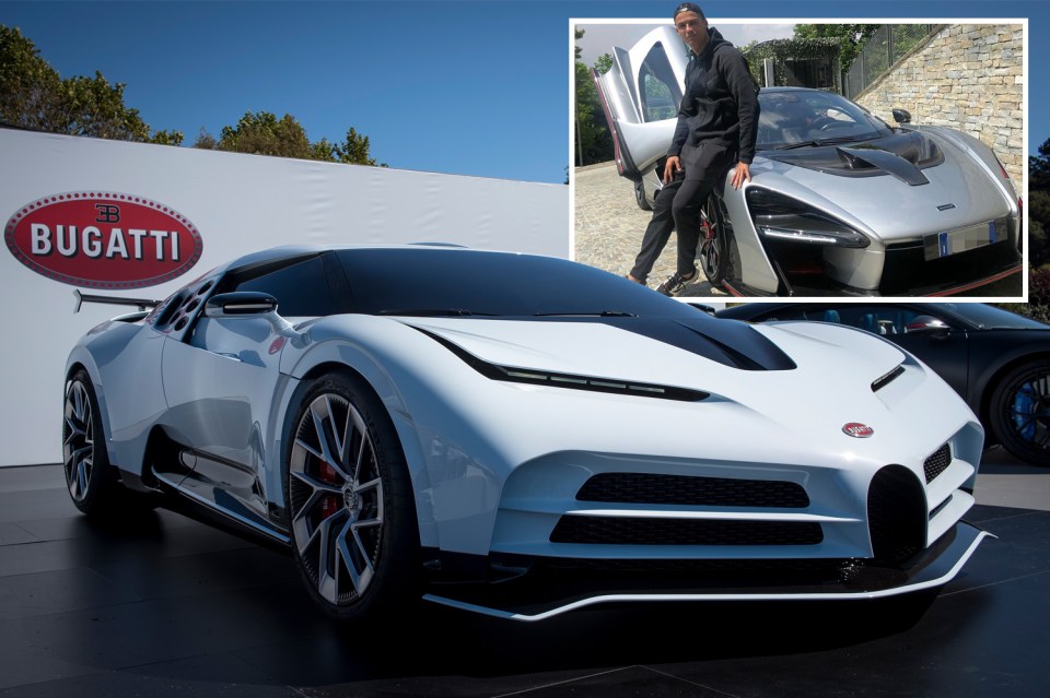  Ronaldo is believed to be one of 10 people lucky enough to buy the incredible new Bugatti Centodieci, which costs £8.5m