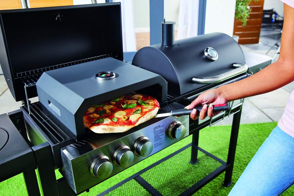  Aldi has brought back its sell-out BBQ pizza oven for £39.99