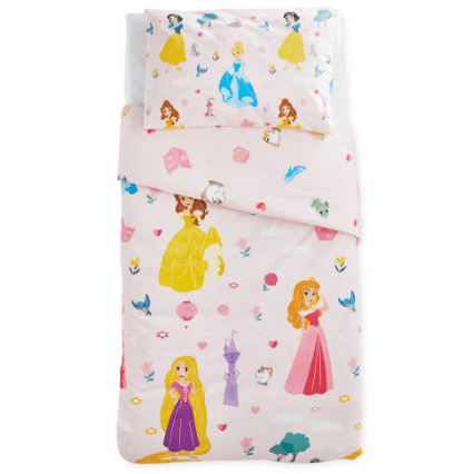  This Disney bed features various Princesses