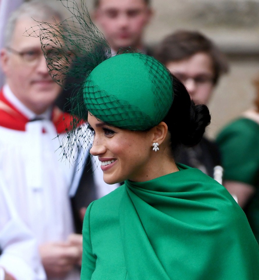 The priciest accessory worn by the Duchess were her diamond 'Snowstorm' earrings by Birks