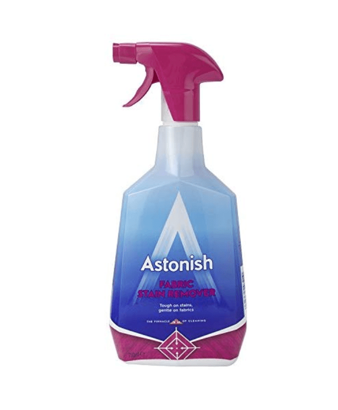  The Astonish fabric stain remover is suitable for both white and coloured fabrics