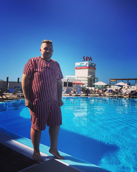  The Nottingham lad enjoys vacations abroad