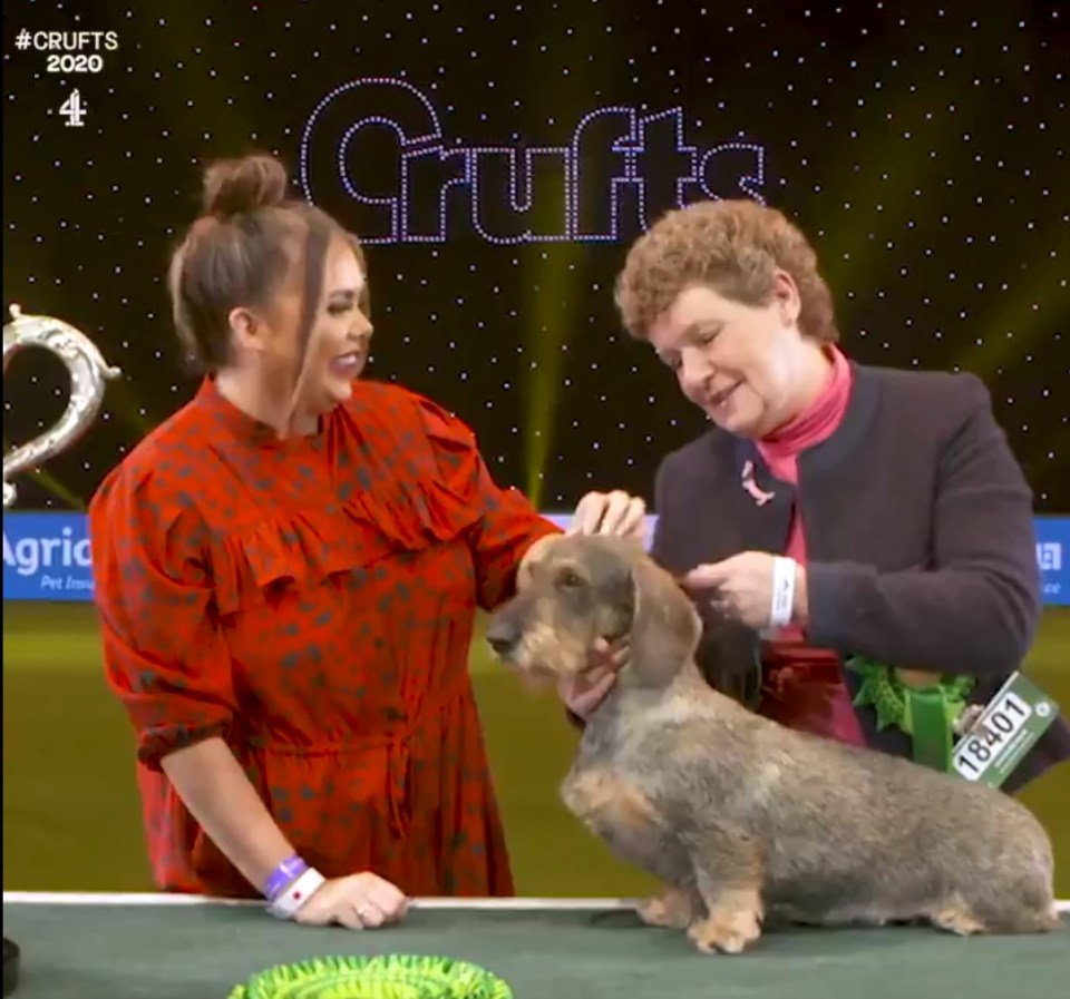  Scarlett Moffatt interviewed the Best in Show winner