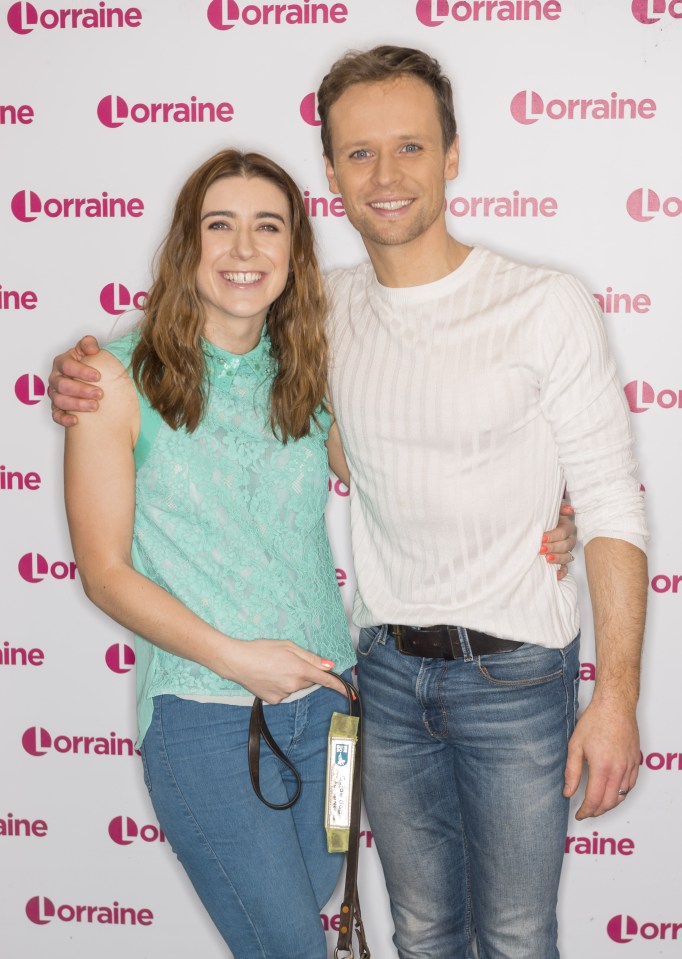  The Paralympian with pro dance partner Mark Hanretty