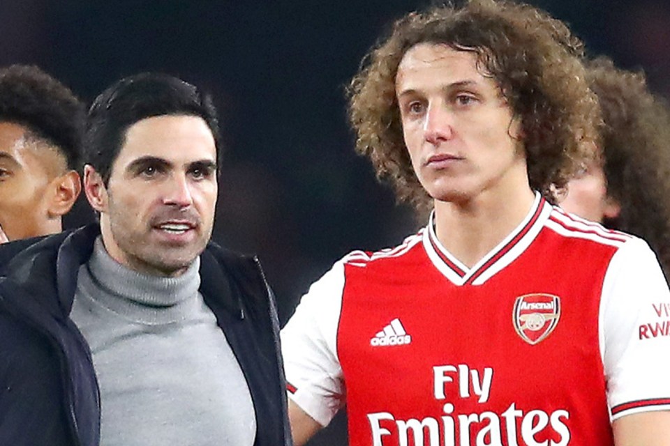  David Luiz has impressed Mikel Arteta and is poised for a new deal