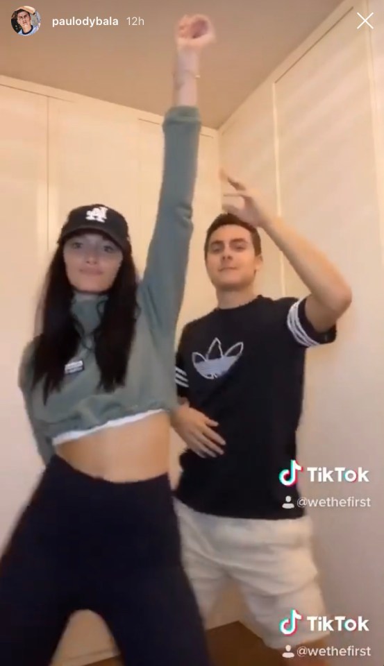  The Juventus forward appears to be keeping his spirits up with TikTok videos alongside girlfriend Oriana Sabatini