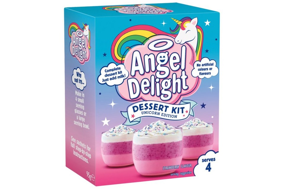 The Angel Delight kits cost £1.60 from Morrisons