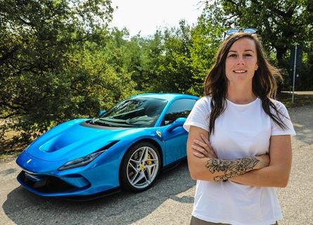  Abbie Eaton hopes her work as the female Stig on the Grand Tour will help her racing career