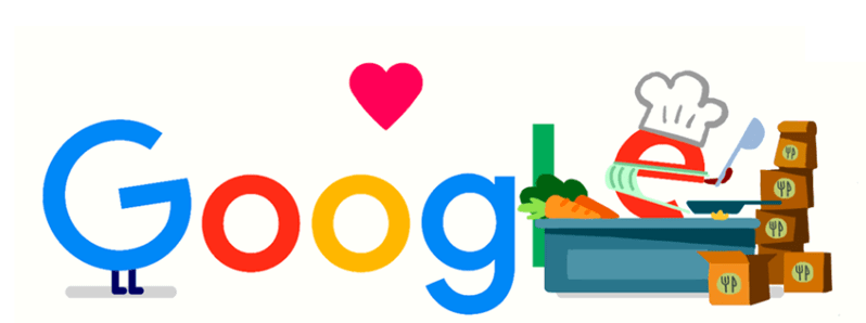 This Google Doodle recognises those in the food industry