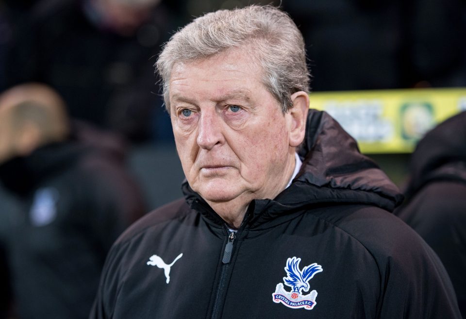  Roy Hodgson could miss the rest of Crystal Palace's season because of coronavirus