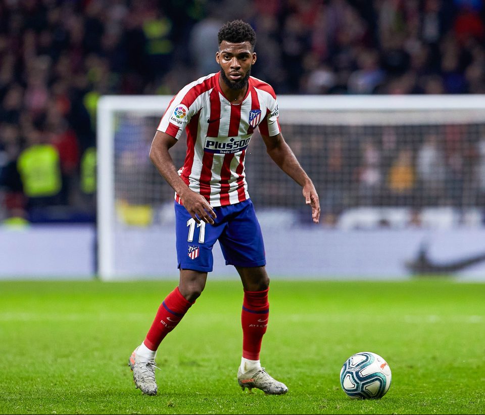  Atletico Madrid forward Thomas Lemar could be on his way out with interest from Premier Leagues clubs