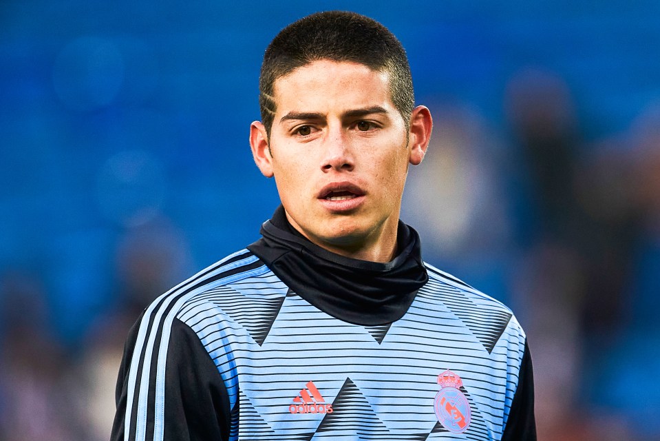 Man Utd are keeping an eye on James Rodriquez’s situation at Real Madrid