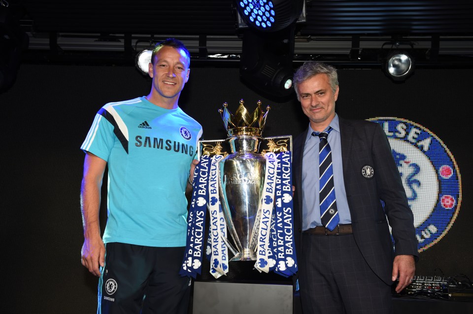  Terry and Mourinho won three Premier League titles together