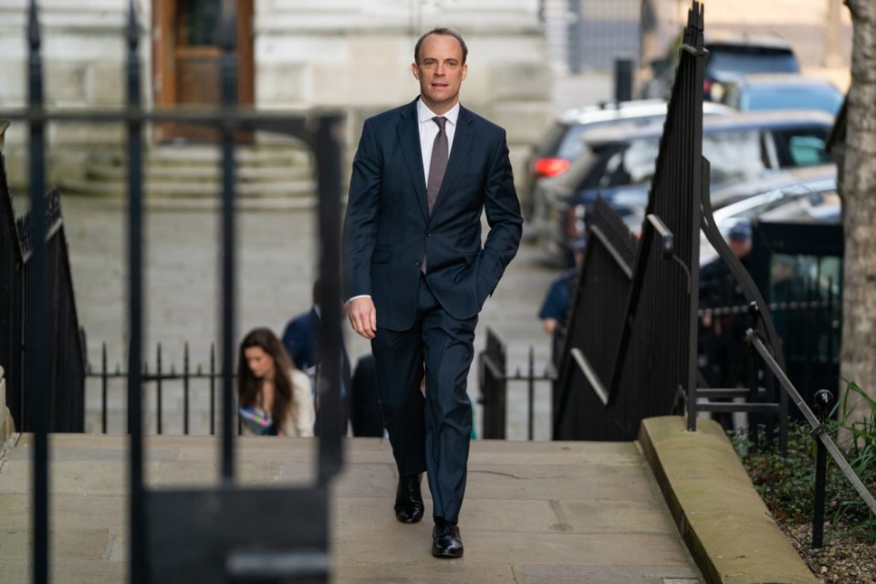  Foreign Secretary Dominic Raab is standing in for the PM