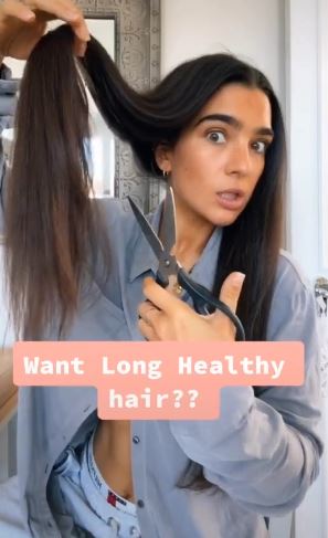  Stefanie Williams shared an incredibly easy hack for getting rid of split ends