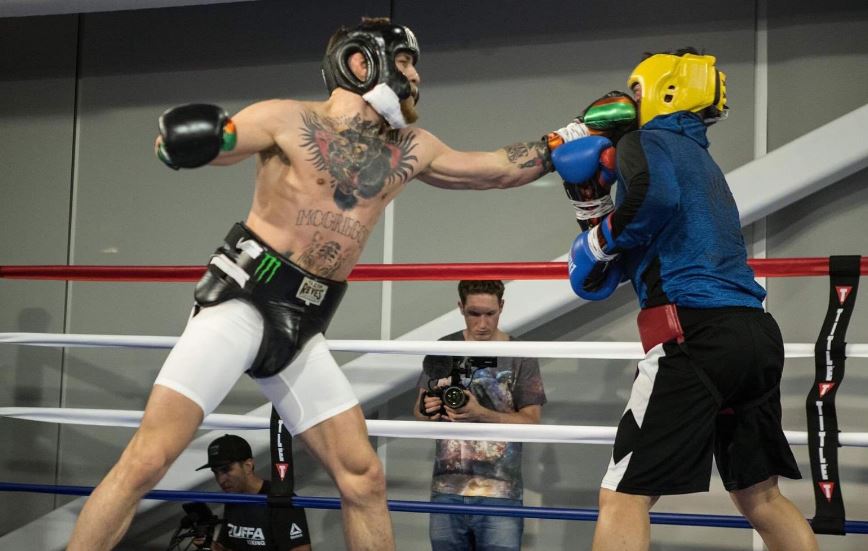  McGregor used Malignaggi as a sparring partner before he fought Floyd Mayweather