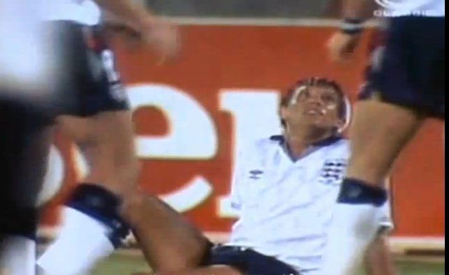 This was the moment Gary Lineker pooed himself on the pitch