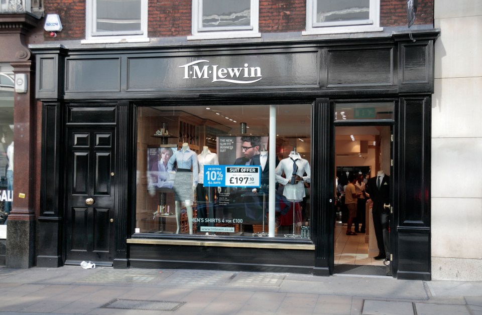  TM Lewin is reported to be seeking a new buyer