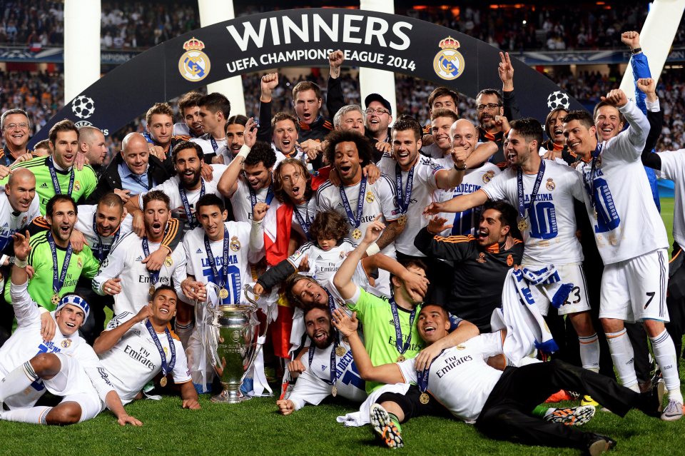  After a 12-year wait, Los Blancos got their hands on the Champions League trophy again in 2014