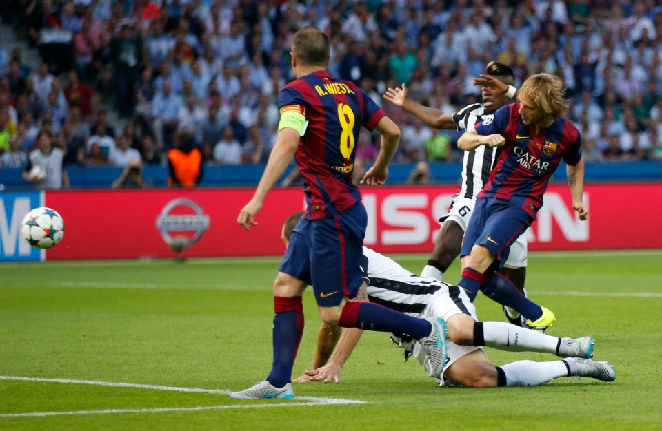  Rakitic scored against Juventus in the 2015 Champions League final