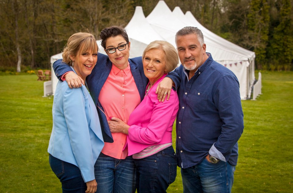  Sue, Mel and former judge Mary Berry left the show when it moved to Channel 4 in 2016