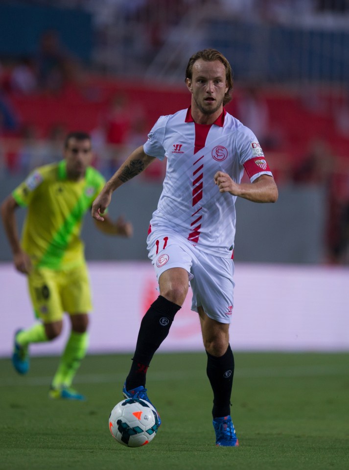  The midfielder spent three hugely successful years at Sevilla