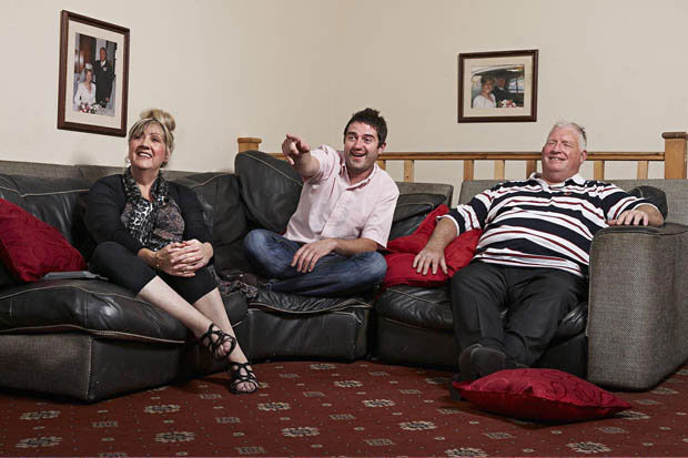  George rose to fame on Gogglebox with his parents LInda and Peter