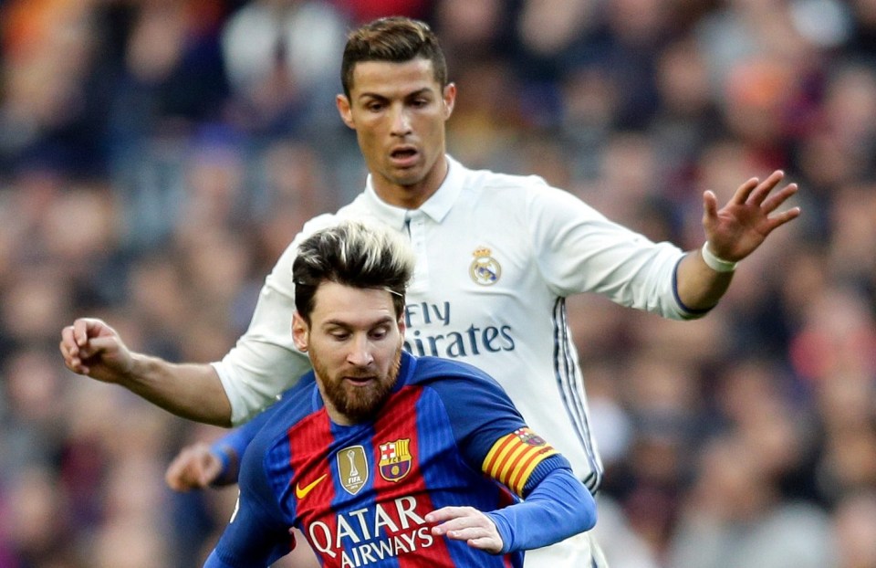 Messi and Ronaldo shared many a famous duel during their years together in Spain but have never played together