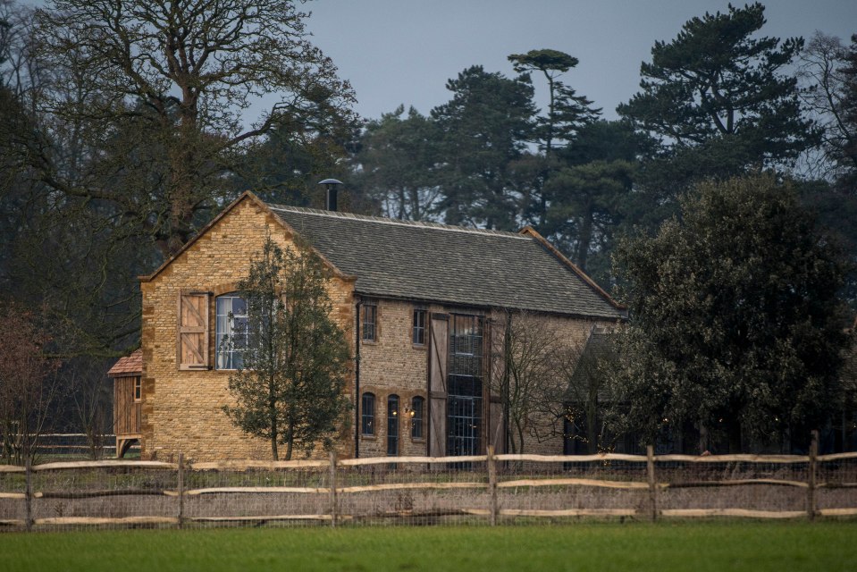  The Beckhams are currently holed up in their Cotswolds estate