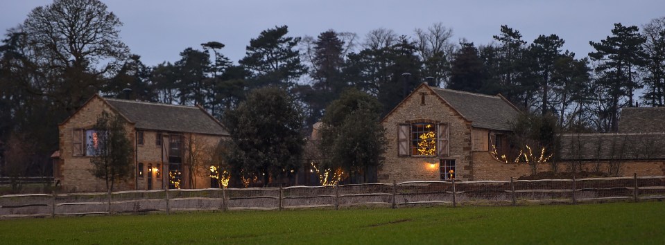 The country retreat comes complete with huge grounds and traditional brickwork