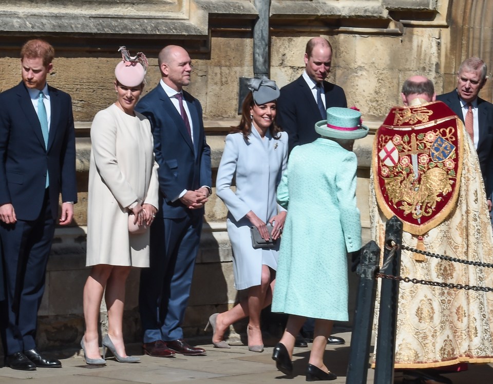  The Queen, along with her family, always attend mass on Easter Sunday