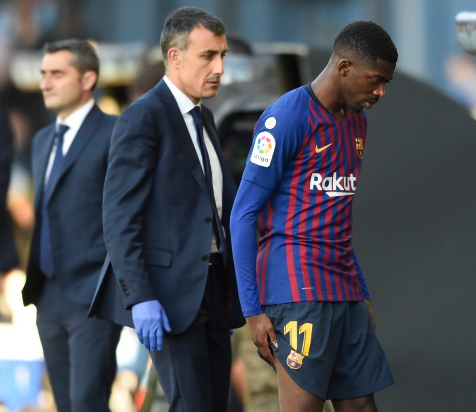  Hamstring problems have refused to go away for Dembele